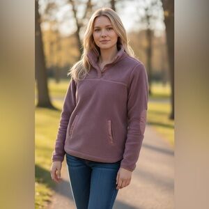 Cozy Stylish Women’s Mauve Pullover